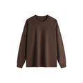 Women's Solid Color Cotton Loose Long-Sleeved Bottoming Shirt