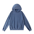 Vintage-Wash Cotton Casual Pullover Sweatshirt